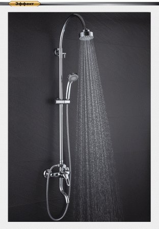 Душевая стойка D&K Rhein.Eucharius DA1373701C11 хром