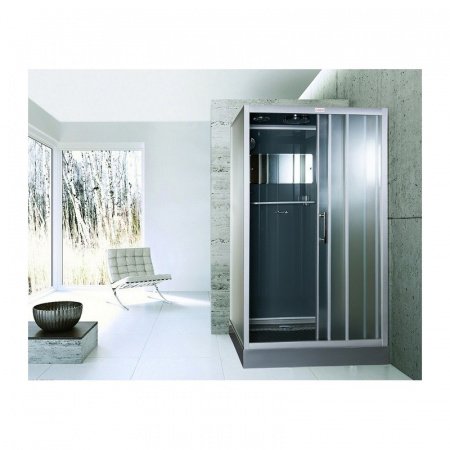 Душевая кабина Esbano Grey ESKG3129CKR 120x90x210см, профиль хром матовый, стекло рифленое