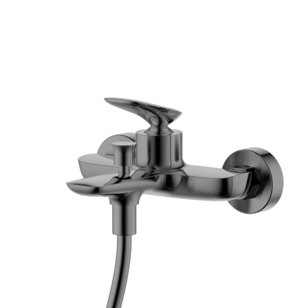 Смеситель для ванны AQUAme Como AQM6512GM вороненая сталь