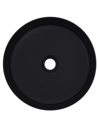 Раковина накладная 35.5см AQUAme AQM5012MB черный матовый