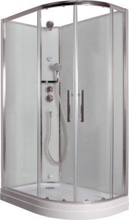 Душевая кабина Timo Ilma ILMA-902 L 120x80x225 профиль черный матовый, стекло прозрачное