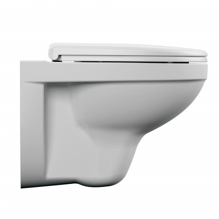Унитаз подвесной Cersanit Delfi S-MZ-DELFI-PL белый, с сиденьем микролифт