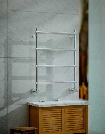 Полотенцесушитель водяной Margaroli Sole 442-4 4424704CRN 720х535 хром