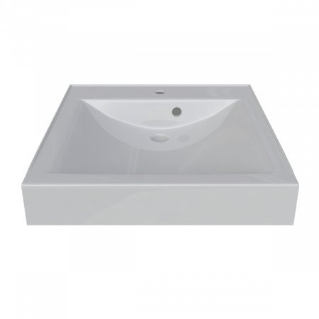 Раковина над стиральной машиной GRAND 600х600 с кронштейнами и сливной системой Altasan