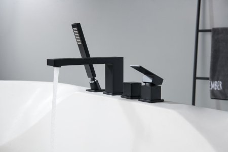 Смеситель на борт ванны Timo Selene 2130/03Y черный матовый