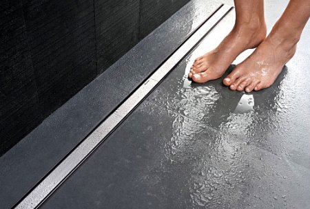 Душевой лоток Geberit CleanLine 20 154.450.00.1 Черный/Матовый хром