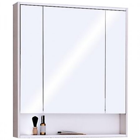 Зеркальный шкаф Акватон Рико 80 1A215302RIB90 Белый Ясень фабрик