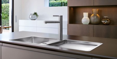 Смеситель для кухни Blanco Linee-S 517591 хром