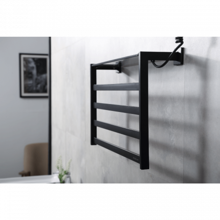Полотенцесушитель электрический Black&White N-333B 35х58 черный матовый