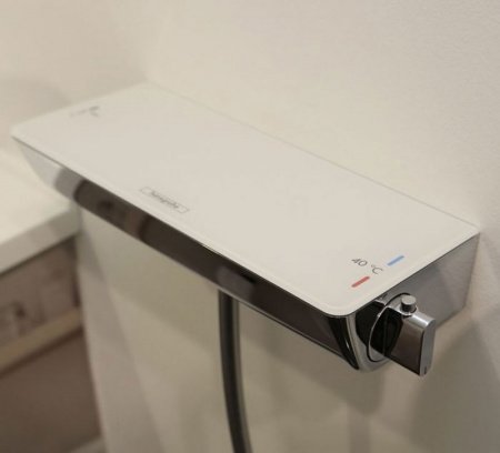 Смеситель для душа Hansgrohe Ecostat Select 13161000 с термостатом Хром