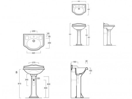 Раковина Simas Arcade AR814