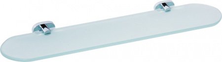 Полка стеклянная Bemeta Oval 118402031 Хром
