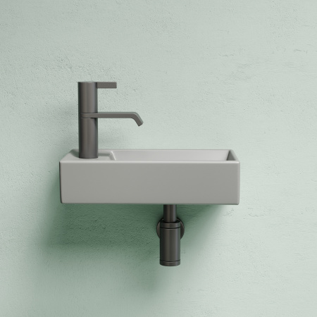 Раковина подвесная 40см Ceramica Nova Element CN6051RMH серый матовый