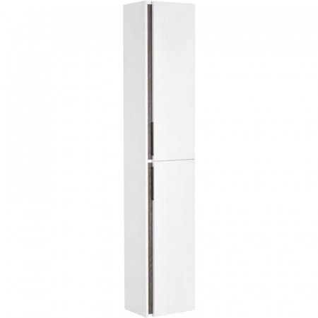 Шкаф пенал Акватон Рене 31 подвесной 1A222003NRC80 Белый Грецкий орех