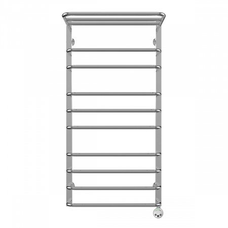 Полотенцесушитель электрический Terminus Арктур П10 500x1031 с полкой, ТЭН HT-1 300W, левый/правый