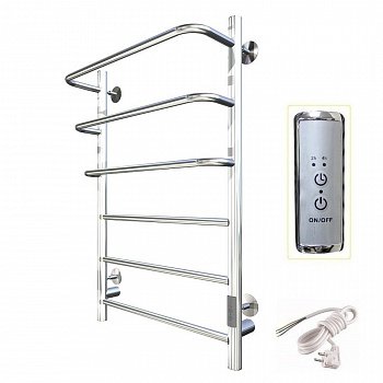 Полотенцесушитель электрический Тругор Пэк серия 19 80х50 хром