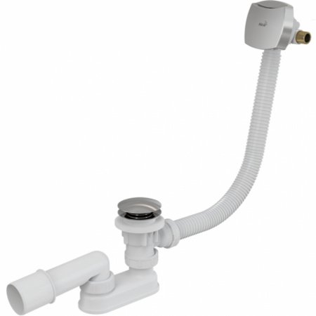 Слив-перелив Alcaplast A509KM-80 Click-Clack белый хром