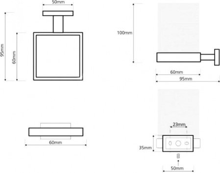 Стакан Bemeta Plaza 118210019 Хром