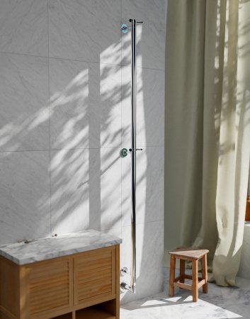 Полотенцесушитель электрический Margaroli Arcobaleno 616-L 616CRB-1650 1650x74 BOX хром