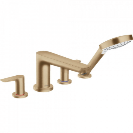 Смеситель на борт ванны Hansgrohe Talis E 71748140 бронза шлифованная