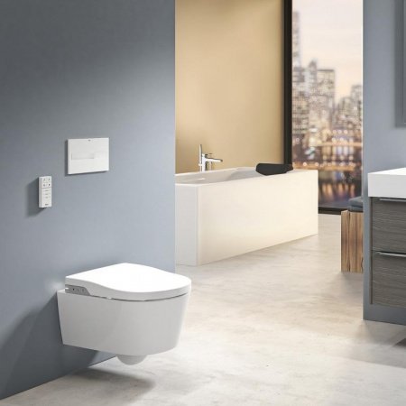 Унитаз биде Roca Inspira 803060001 подвесной с сиденьем Микролифт