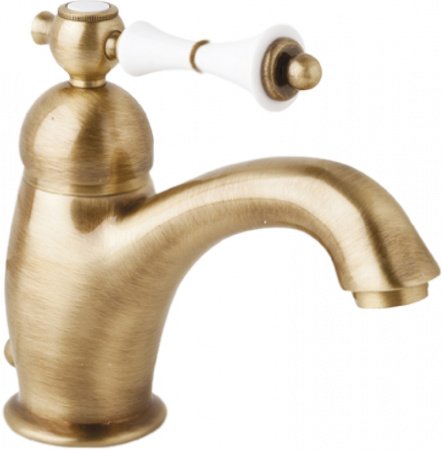 Смеситель для раковины Cezares Margot MARGOT-LSM1-01-Bi/A Хром/белый