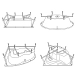 Каркас для ванны Excellent MR-02