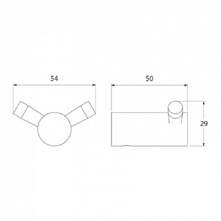 Крючок IDDIS Renior L0412 хром