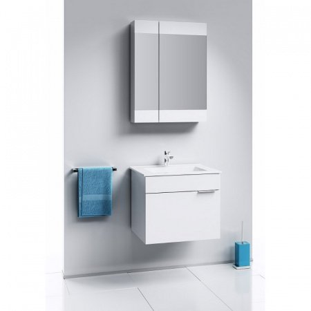 Зеркальный шкаф Aqwella Бриг 60 Br.04.06/W Белый