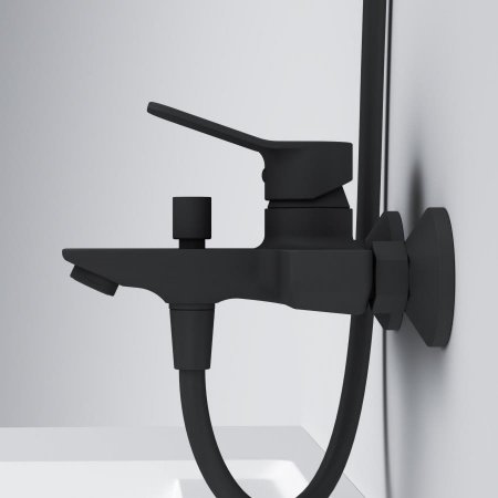 Душевая стойка Am.Pm X-Joy F42885A14 черный матовый