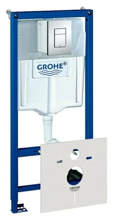 Готовое решение для подвесных унитазов Grohe Rapid SL 38775001 хром глянцевый