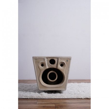 Унитаз подвесной Esbano AZALEA серый матовый, с сиденьем микролифт