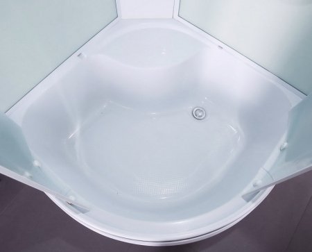 Душевая кабина Timo Eco TE-0780 80x80x215 профиль белый, стекло рифленое