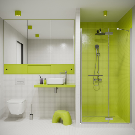 Смеситель для ванны, хром, Aiger, IDDIS AIGSB00i02WA