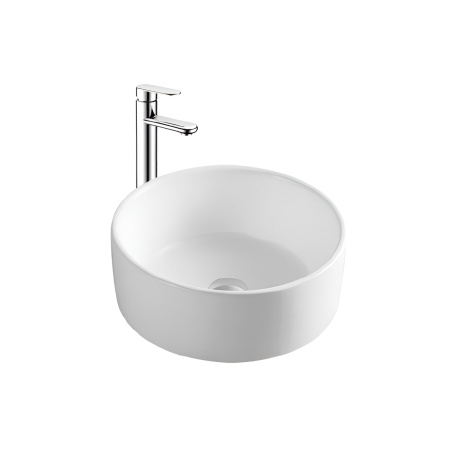 Раковина накладная 40см Aquatek Европа AQ5118-MW белый матовый