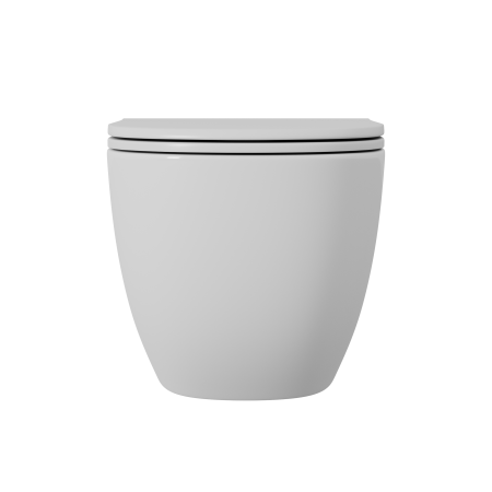 Унитаз подвесной D&K Matrix DT1396016 белый, с сиденьем микролифт