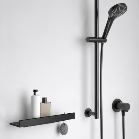 Полка для душа Keuco Reva 12858370000 черный матовый