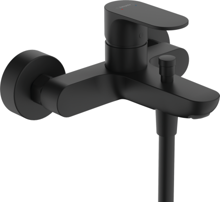 Смеситель для ванны с душем Hansgrohe Rebris S 72440670 черный матовый