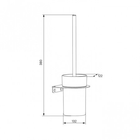 Ершик IDDIS Noa NOABLG0i47 черный матовый