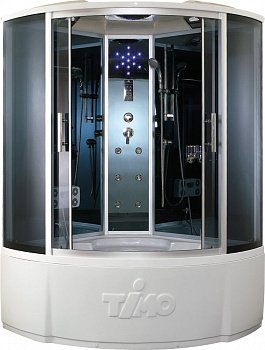 Душевая кабина Timo Standart Т-1125 120x120x230 профиль хром матовый, стекло прозрачное