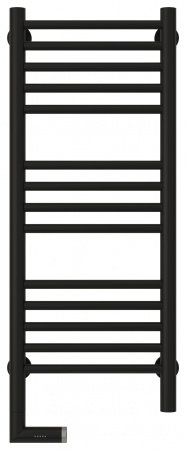 Полотенцесушитель электрический Сунержа Богема 2.0 80х30 черный матовый, подключение правое