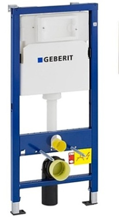 Унитаз с инсталляцией подвесной GEBERIT Selnova 500.153.07.1 клавиша смыва белый