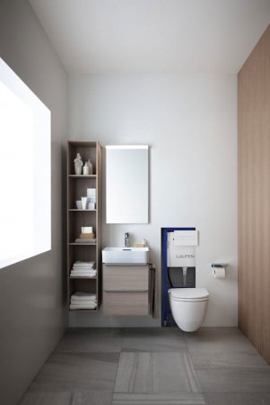 Унитаз биде Laufen Cleanet Riva Rimless 8.2069.1 подвесной с сиденьем Микролифт