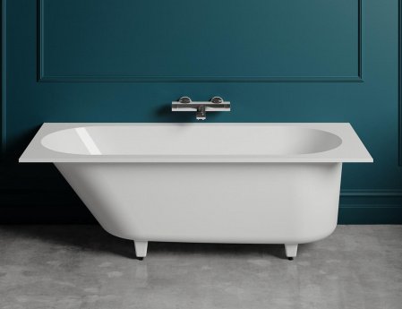 Ванна из искусственного камня Salini Ornella 180х80х60 белый матовый