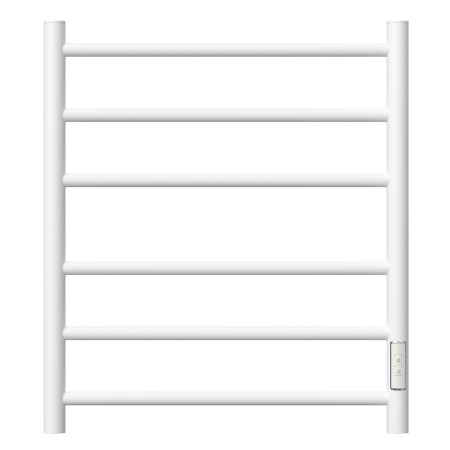 Полотенцесушитель электрический Point PN10856W П6 500x600 диммер справа, белый матовый