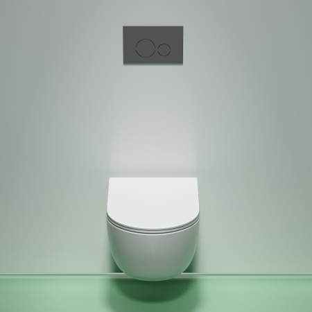 Унитаз подвесной безободковый Ceramica Nova Modena Rimless CN6063MW белый матовый