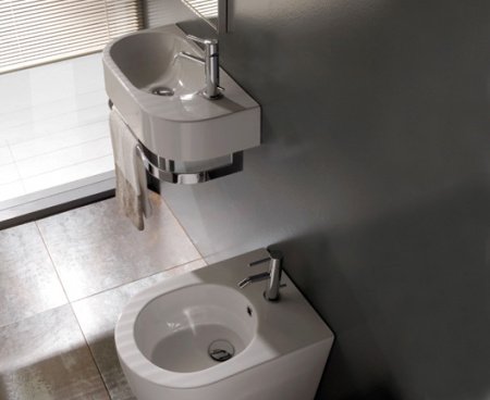 Раковина Globo Forty3 SCT55  без отверстий под смеситель