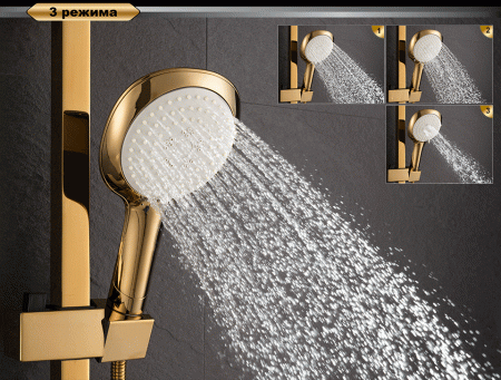 Душевая стойка D&K Berlin.Tourto DA1433703A01 золото