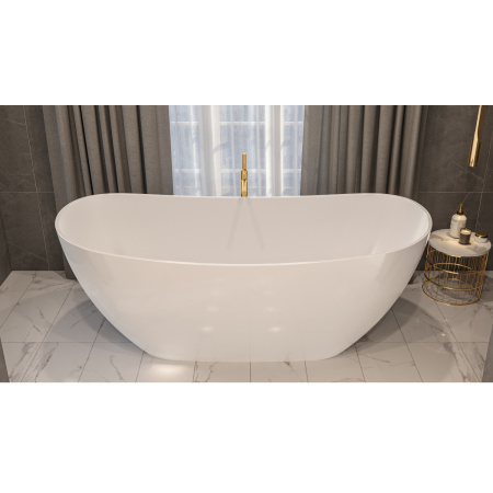 Ванна WHITECROSS Onyx C 160x75 (белый глянец) иск. камень