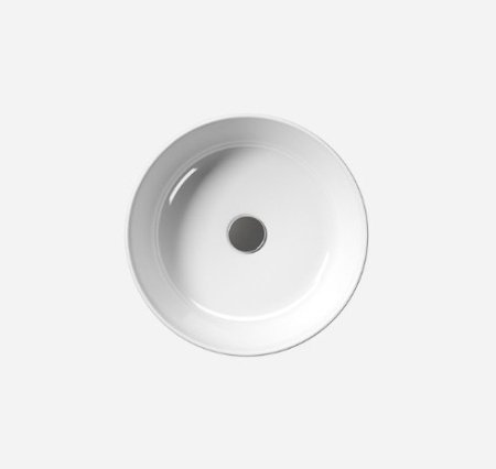 Раковина накладная 45см GSI Kube X 942711 белая